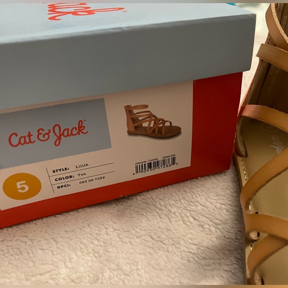 Girls' Cat & Jack Shoes Lilith Gladiator Sandals - Picture 3 of 5